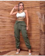 Conjunto Moletom Verde Militar